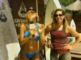 Carolina Oltra y Putita Ciardone aprenden Surf