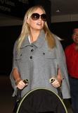 Emma Bunton arriving at LAX along with hubby and their baby boy, Los Angeles
