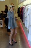 Lindsay Lohan - leggy and cleavagey with upskirt candids